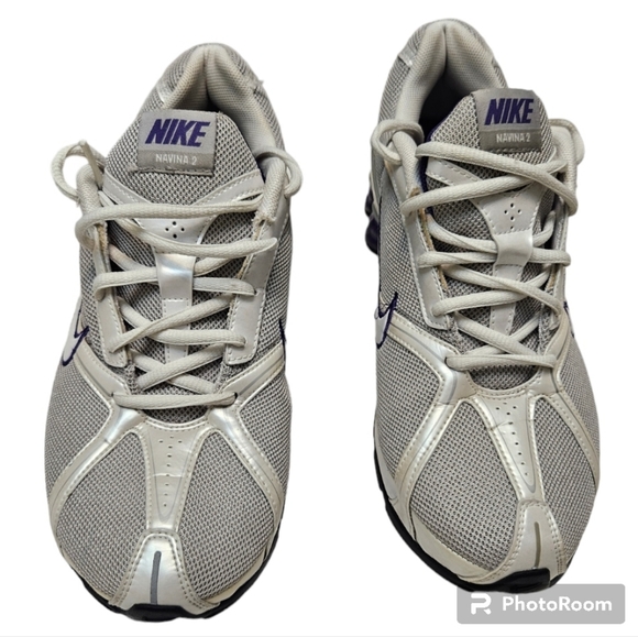 Nike Shoes - Nike Air Max Navina 2.Women's size 9.5Oyster and purpleGreat condition